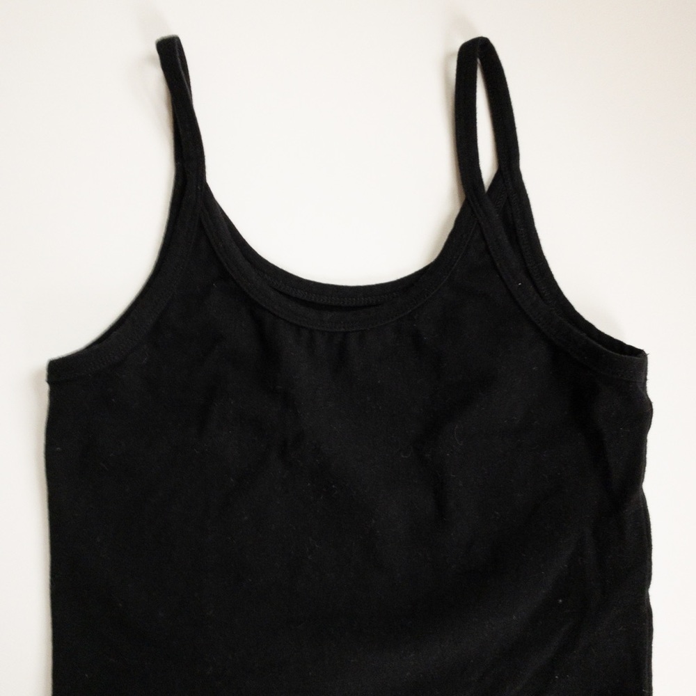 ARQ crop tank, black, large